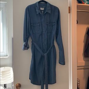 Universal Thread Denim Belted Dress